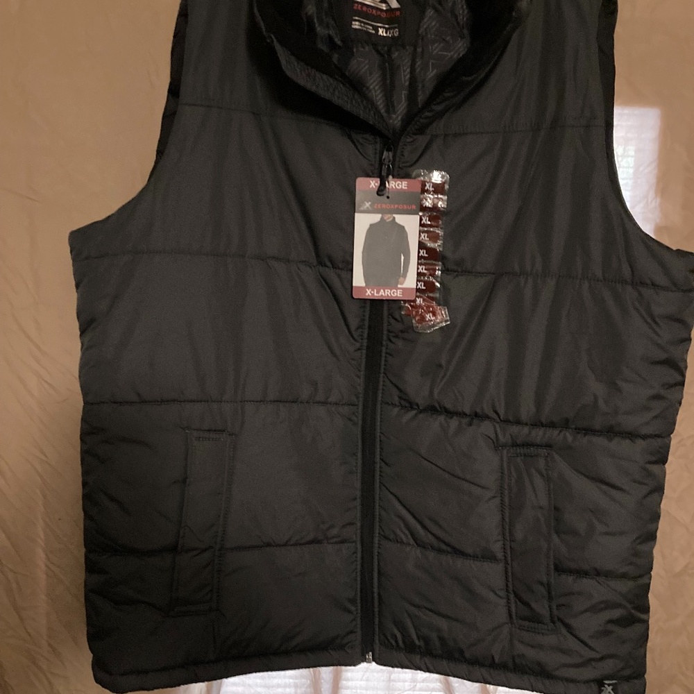 zeroxposure zip vest, XL